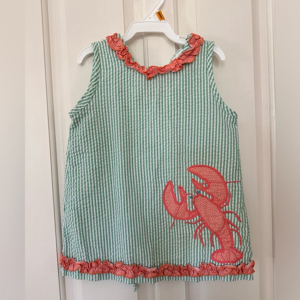 Bailey Boys Seersucker Lobster Dress
